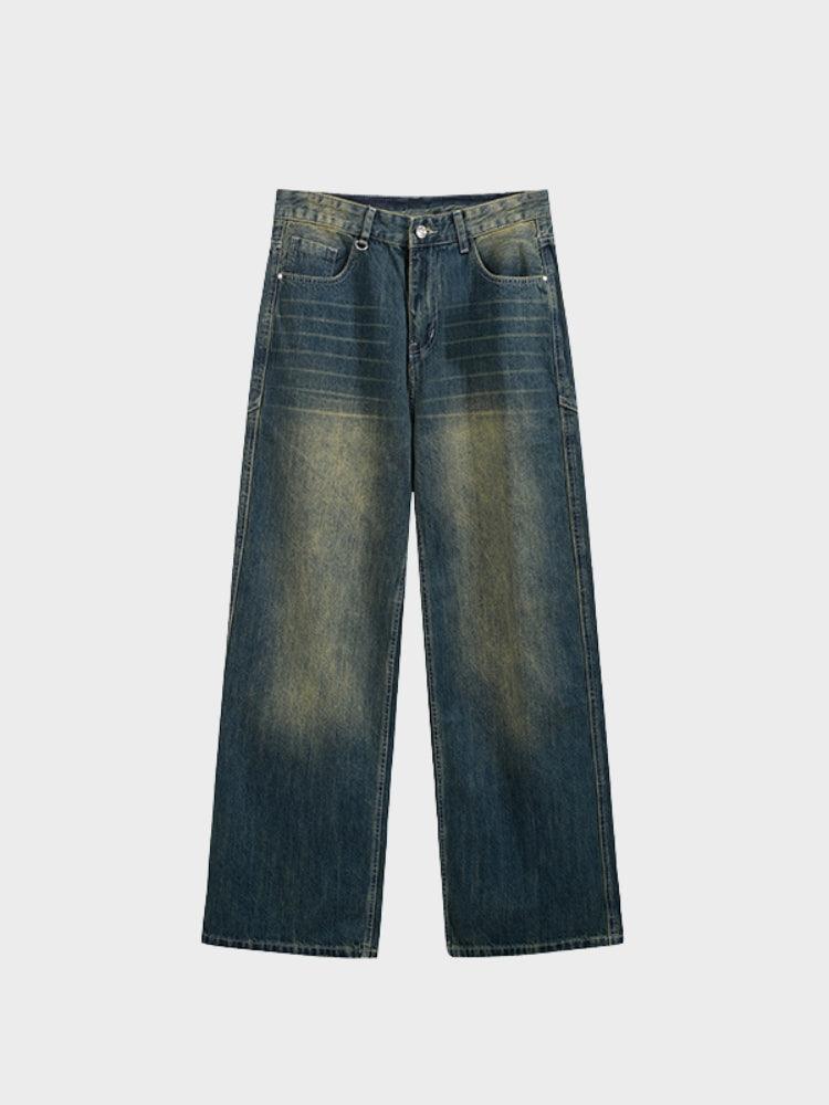 BlazeStreet® - Baggy Denim Jeans - Vintage Mavi