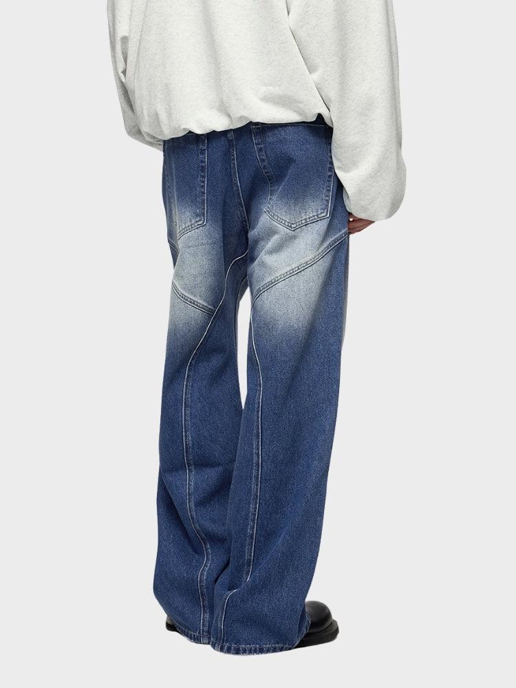 BlazeStreet® -  Baggy Denim Jeans - Mavi