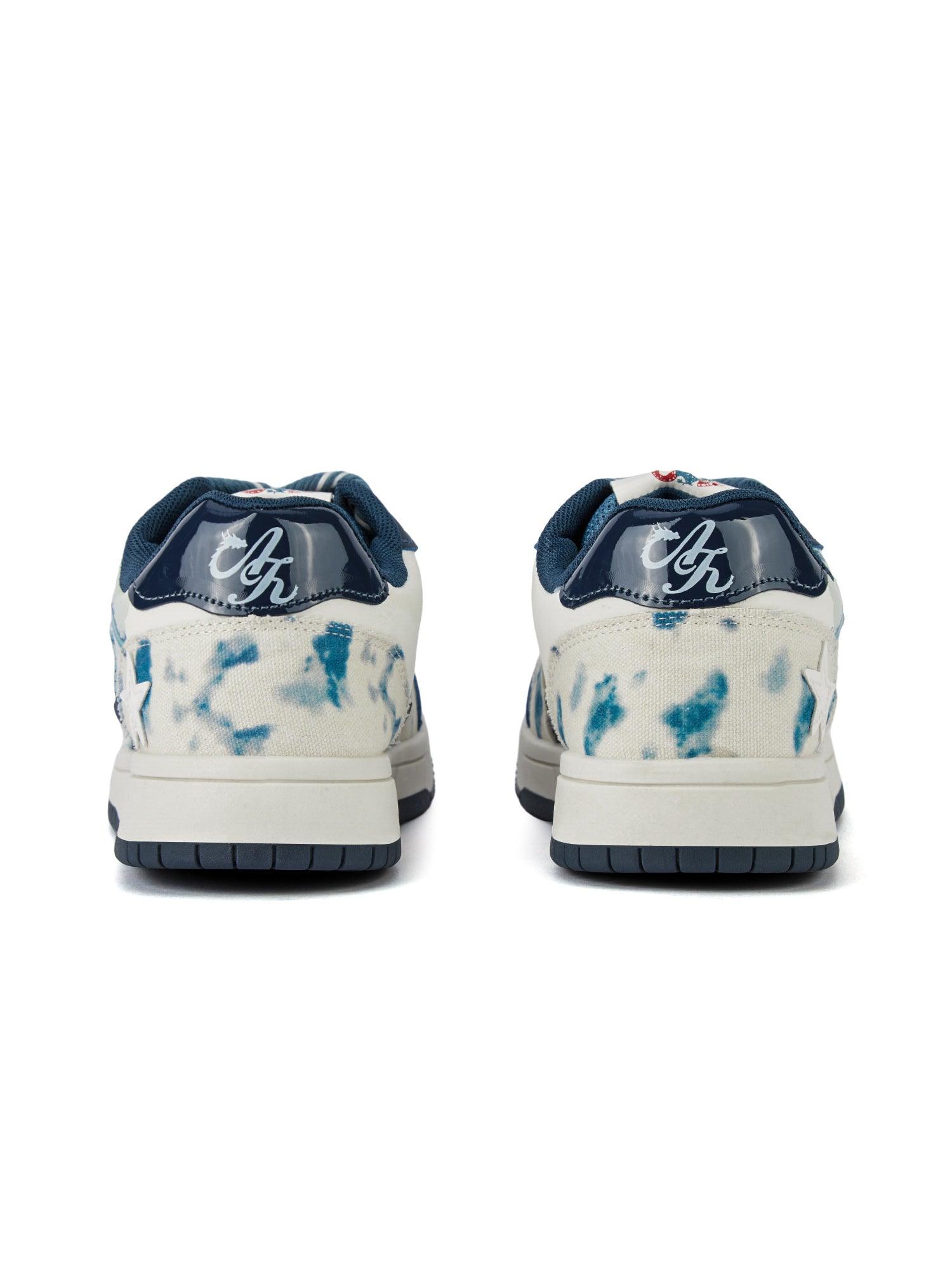 BlazeStreet® - Retro Blue Star Sneakers