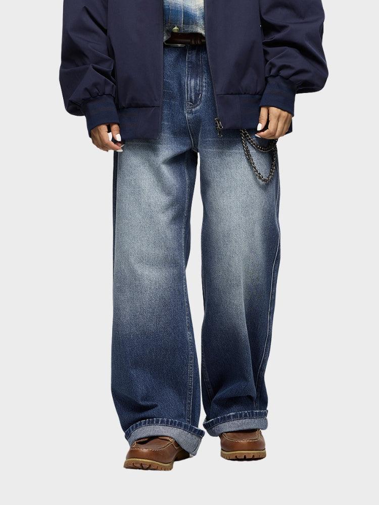 BlazeStreet® -  Baggy Denim Jeans - Mavi