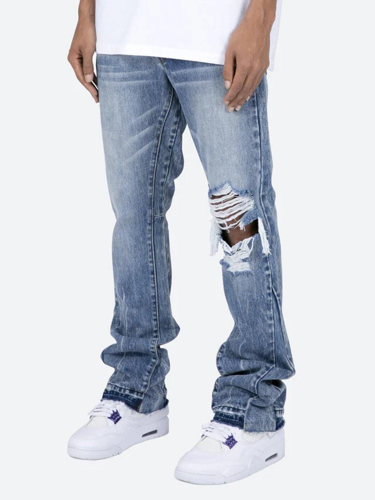 BlazeStreet® - Jeans With Flare Design Ripped