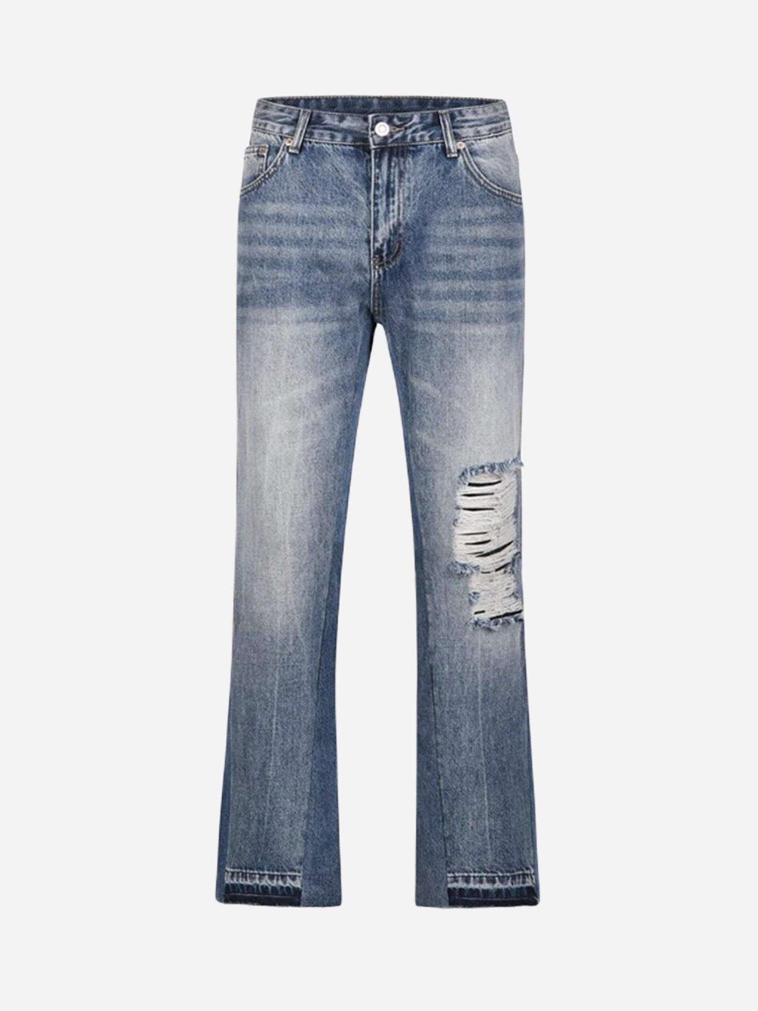 BlazeStreet® - Jeans With Flare Design Ripped