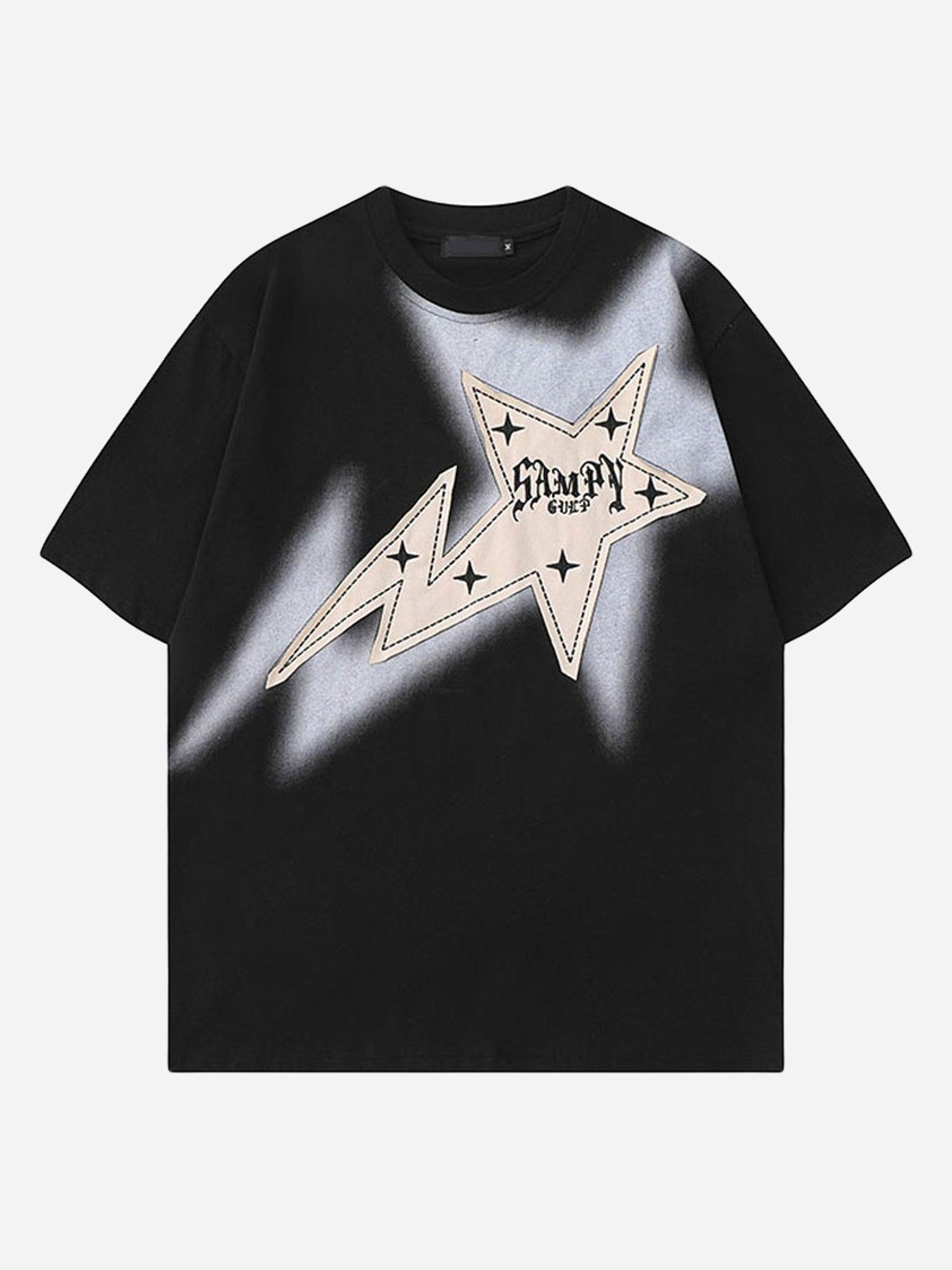 BlazeStreet® - Star Knitwear T-Shirt