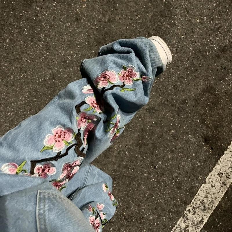 BlazeStreet® - 'Blossom' Embroidered Jeans