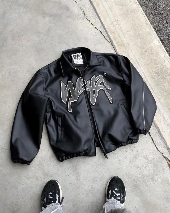 BlazeStreet® - 'Retro' Leather Jacket