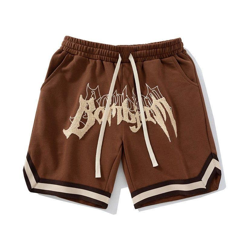 BlazeStreet® - “TYPO” EMBROIDERED SHORTS