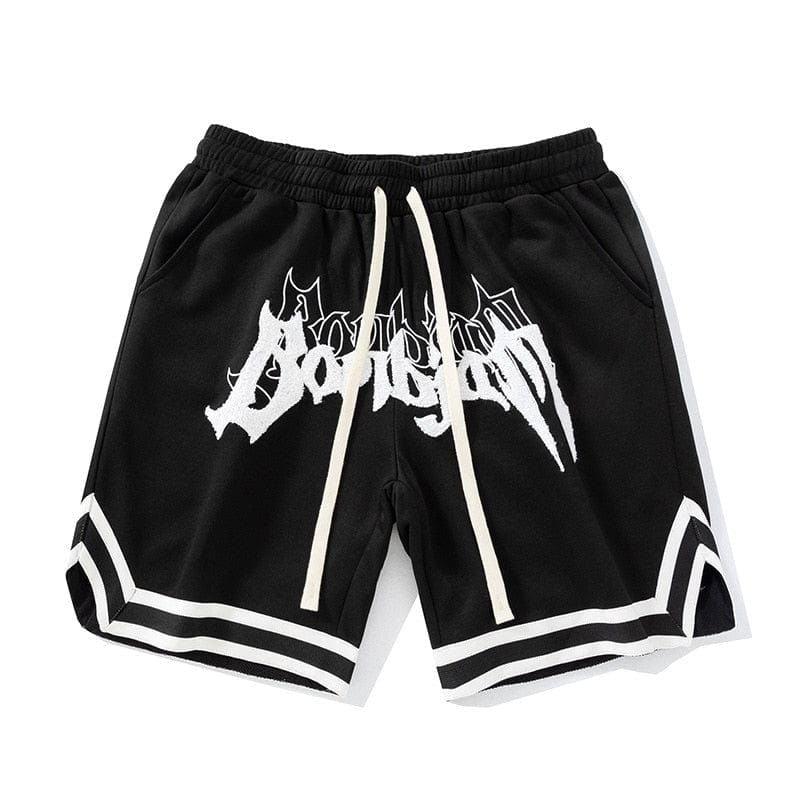 BlazeStreet® - “TYPO” EMBROIDERED SHORTS