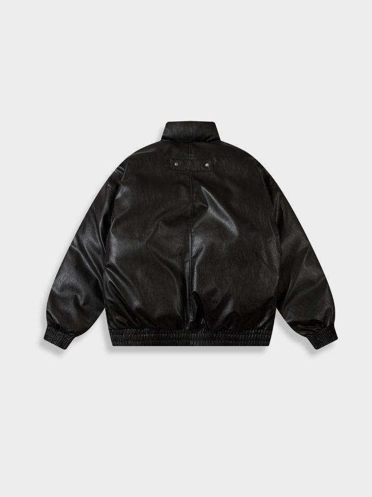 BlazeStreet® - Leather Parka Jacket