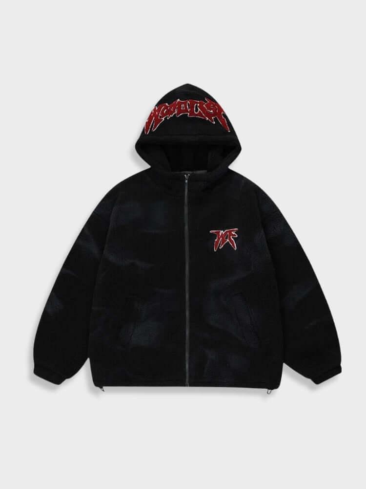 BlazeStreet® - Devil Eyes Lamswool Jacket