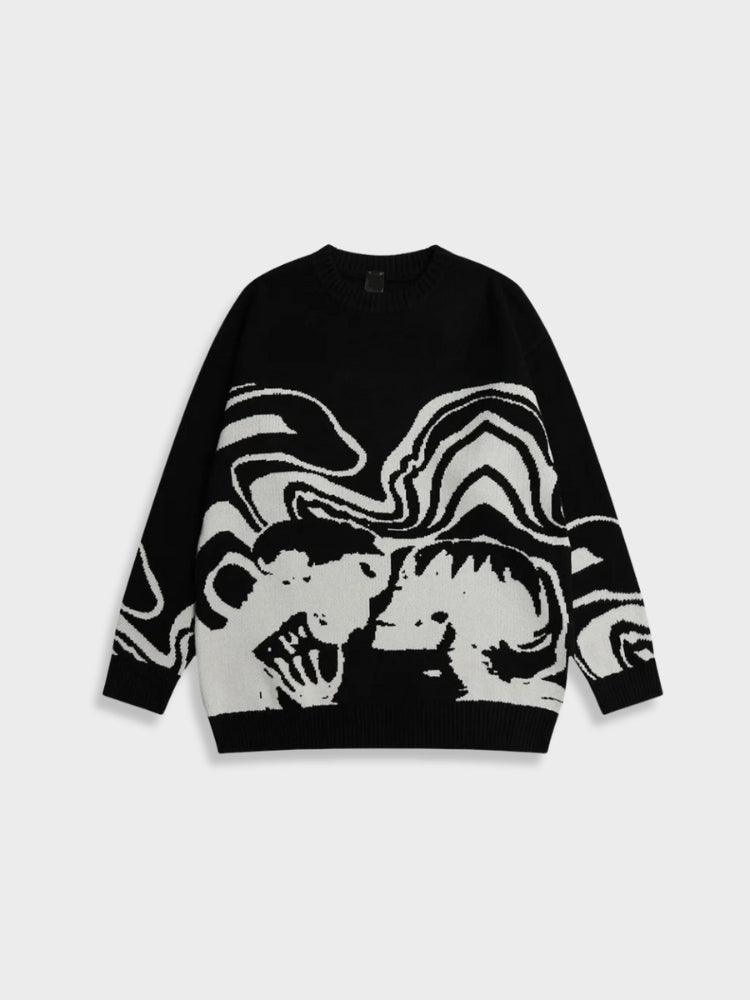 BlazeStreet® - Y2K Loose Sweater