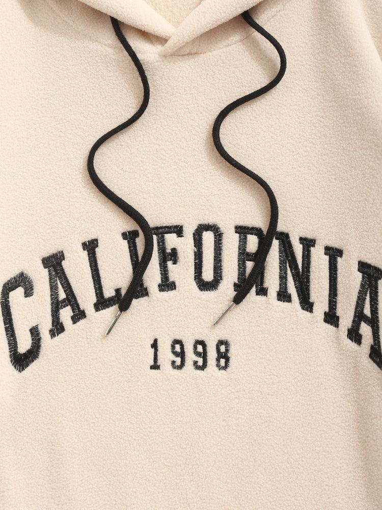 BlazeStreet® - Striped Fleece California 1998 Hoodie