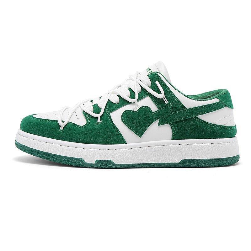 BlazeStreet® - Green Heart Sneaker