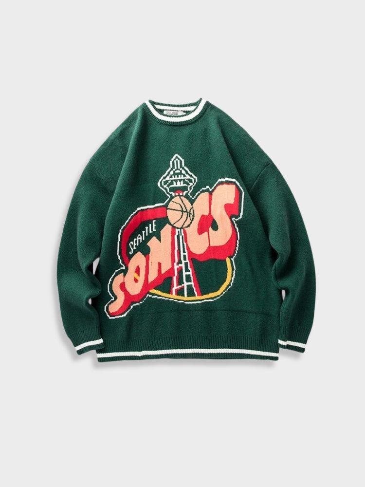 BlazeStreet® - Vintage Seattle Sonics Sweater