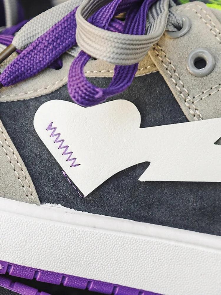 BlazeStreet® - Purple Suede Heart Dunks