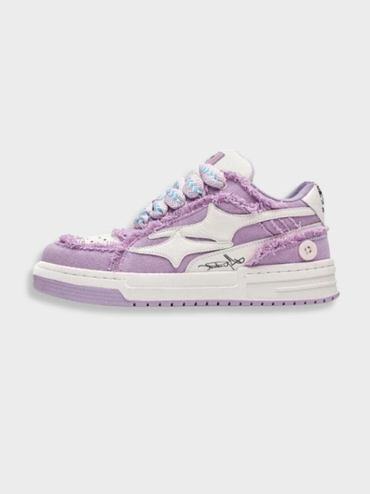 BlazeStreet® - Purple & Pink Y2K Sneakers