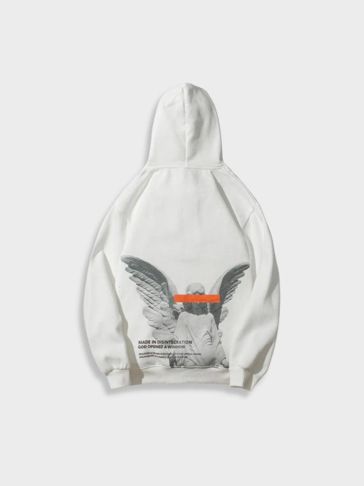 BlazeStreet® - Vintage Angel Printed Hoodie